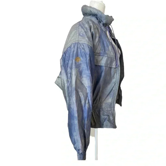 Descente Womens Vintage Y2K Ski Jacket Size 8 Blue Puffer Jacket - Picture 2 of 11